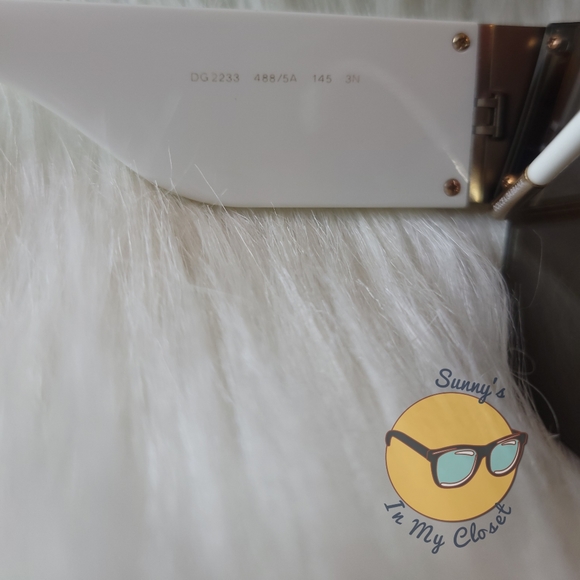 Dolce & Gabbana Shield Sunglasses 😎 DG2233 Super Hot Glasses🔥🔥 Price is FIRM! - Picture 5 of 8
